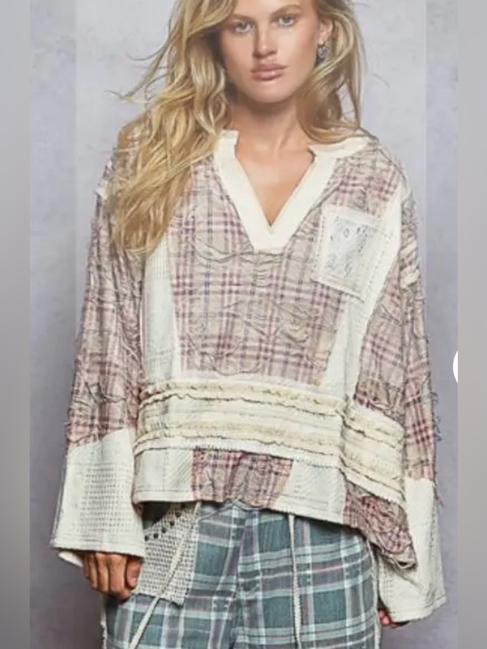 POL - Lavender Lucious Top - size S